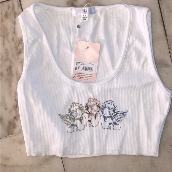 Missguided Tops - Angel Crop top